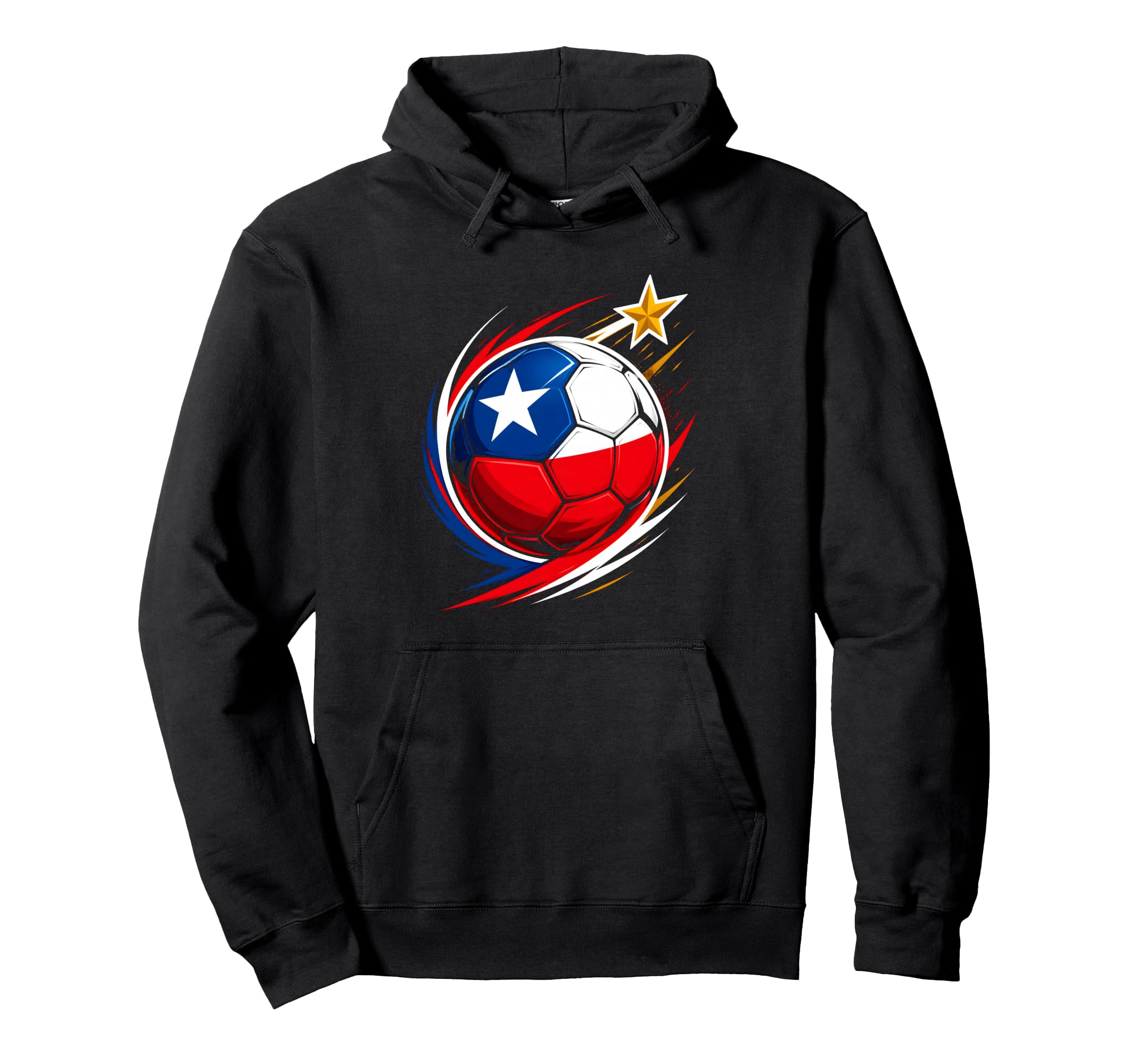 Chile Soccer Heritage Badge Hoodie - Aesthetic Graphic for Adults - T-Shirt, Sweatshirt, Hoodie