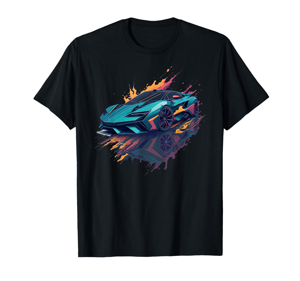 Supercar Exotic Sports Car Concept T-Shirt - Minimalist Print Unisex - T-Shirt, Sweatshirt, Hoodie