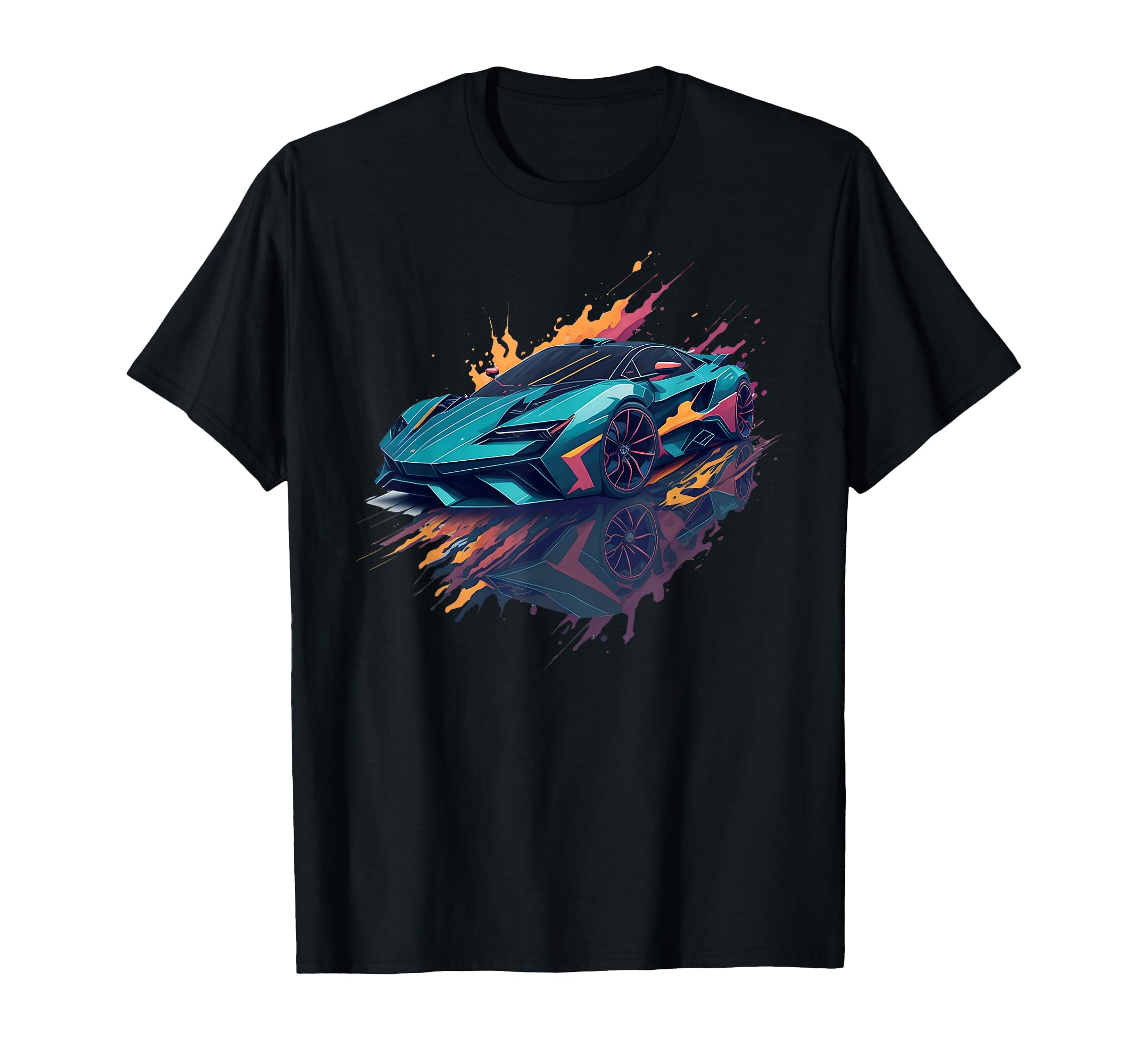 Supercar Exotic Sports Car Concept T-Shirt - Minimalist Print Unisex - T-Shirt, Sweatshirt, Hoodie