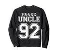 Number 92 Custom Proud Soccer Sweatshirt - Custom Art Print Men Women - T-Shirt, Sweatshirt, Hoodie