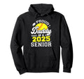 Proud Daddy 2025 Senior Graduate Grad Hoodie - Graphic Print Men Women - T-Shirt, Sweatshirt, Hoodie