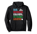 Dad Husband Grandpa 84Th Birthday Hoodie - Casual Everyday Wear Unisex - T-Shirt, Sweatshirt, Hoodie