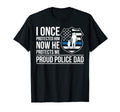 Proud Police Dad Police Officer T-Shirt - Custom Art Print for Adults - T-Shirt, Sweatshirt, Hoodie