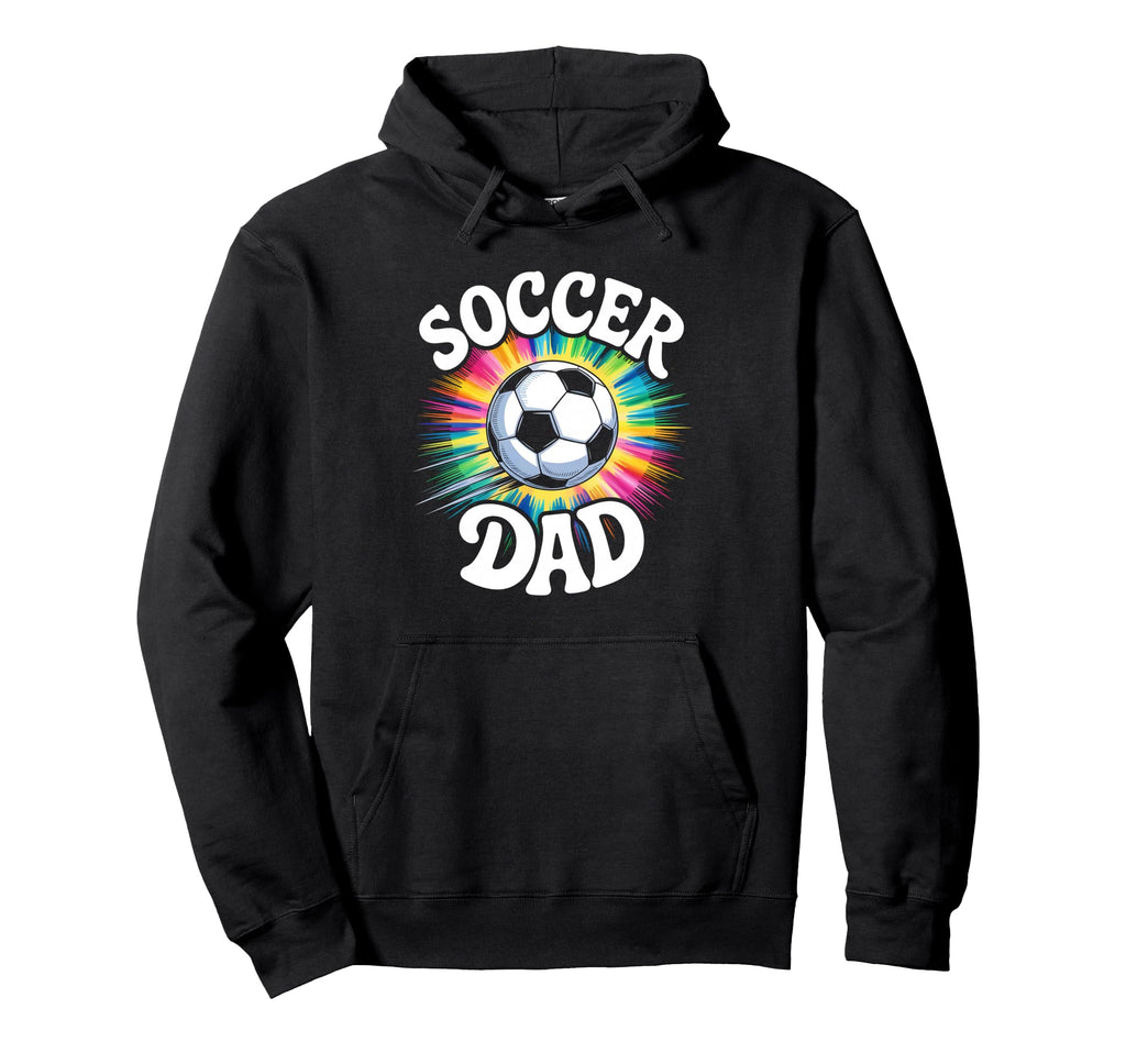 Soccer Dad Tie Dye Spirit Family Pride Hoodie - Streetwear Style Unisex - T-Shirt, Sweatshirt, Hoodie