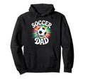 Soccer Dad Tie Dye Spirit Family Pride Hoodie - Streetwear Style Unisex - T-Shirt, Sweatshirt, Hoodie