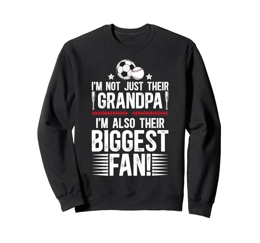 Their Biggest Fan Baseball Soccer Sweatshirt - Fun Novelty Design Unisex - T-Shirt, Sweatshirt, Hoodie