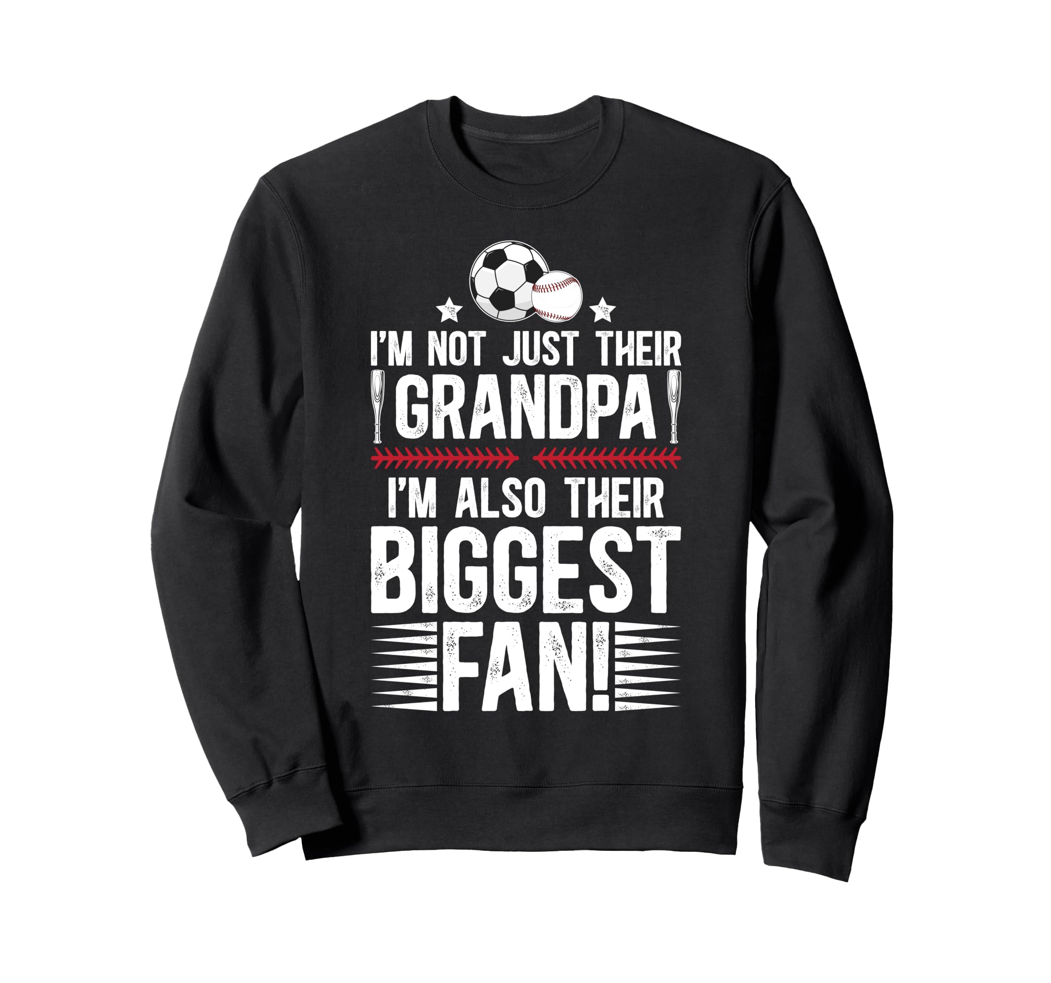 Their Biggest Fan Baseball Soccer Sweatshirt - Fun Novelty Design Unisex - T-Shirt, Sweatshirt, Hoodie