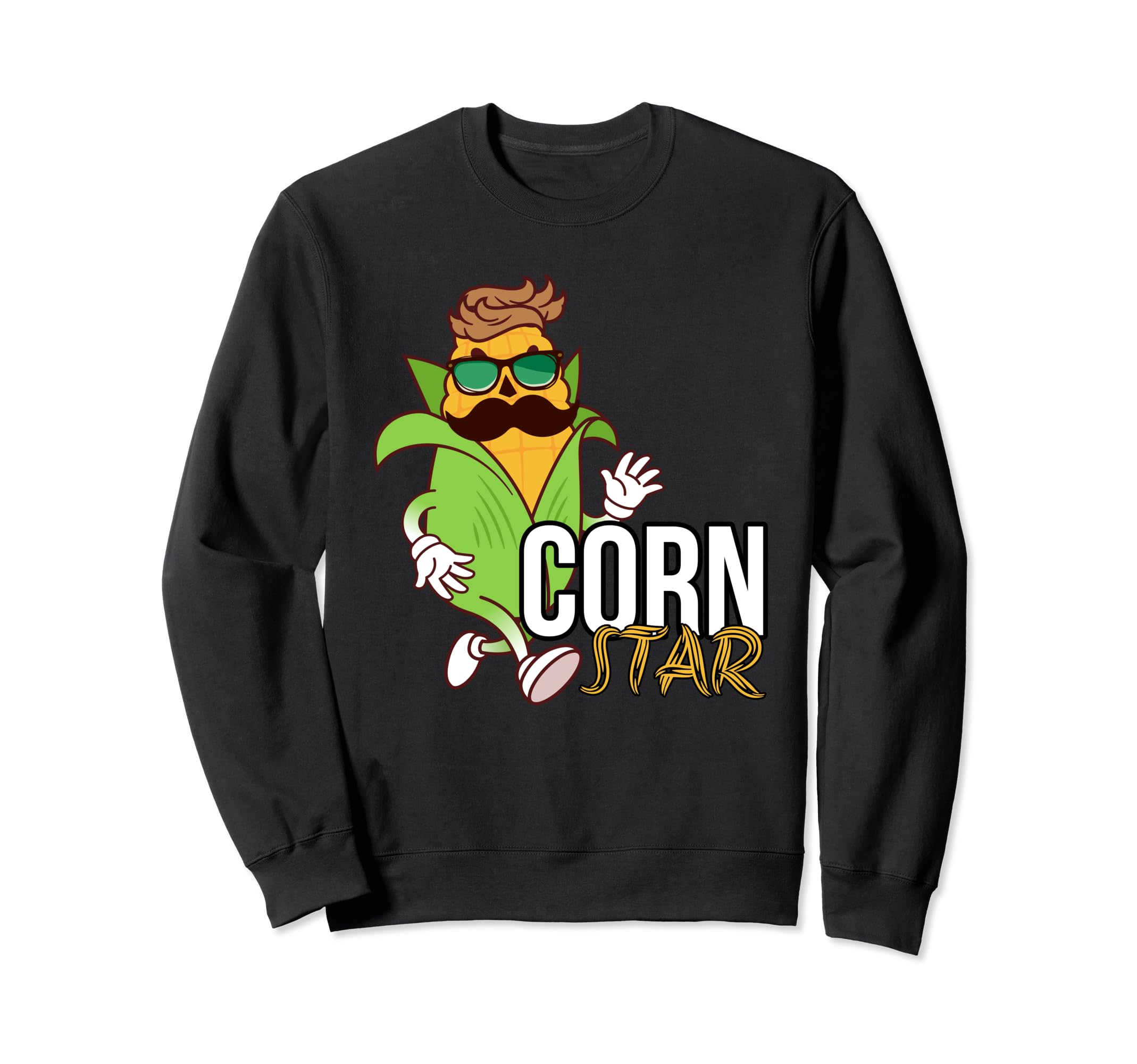Corn Star Funny Corny Dad Joke Sweatshirt - Trendy Graphic Men Women - T-Shirt, Sweatshirt, Hoodie