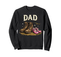 Proud Dad Daughter Boots Father Sweatshirt - Novelty Apparel Men Women - T-Shirt, Sweatshirt, Hoodie