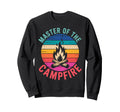 Master Campfire Dad Camping Gifts Sweatshirt - Minimalist Print Men Women - T-Shirt, Sweatshirt, Hoodie
