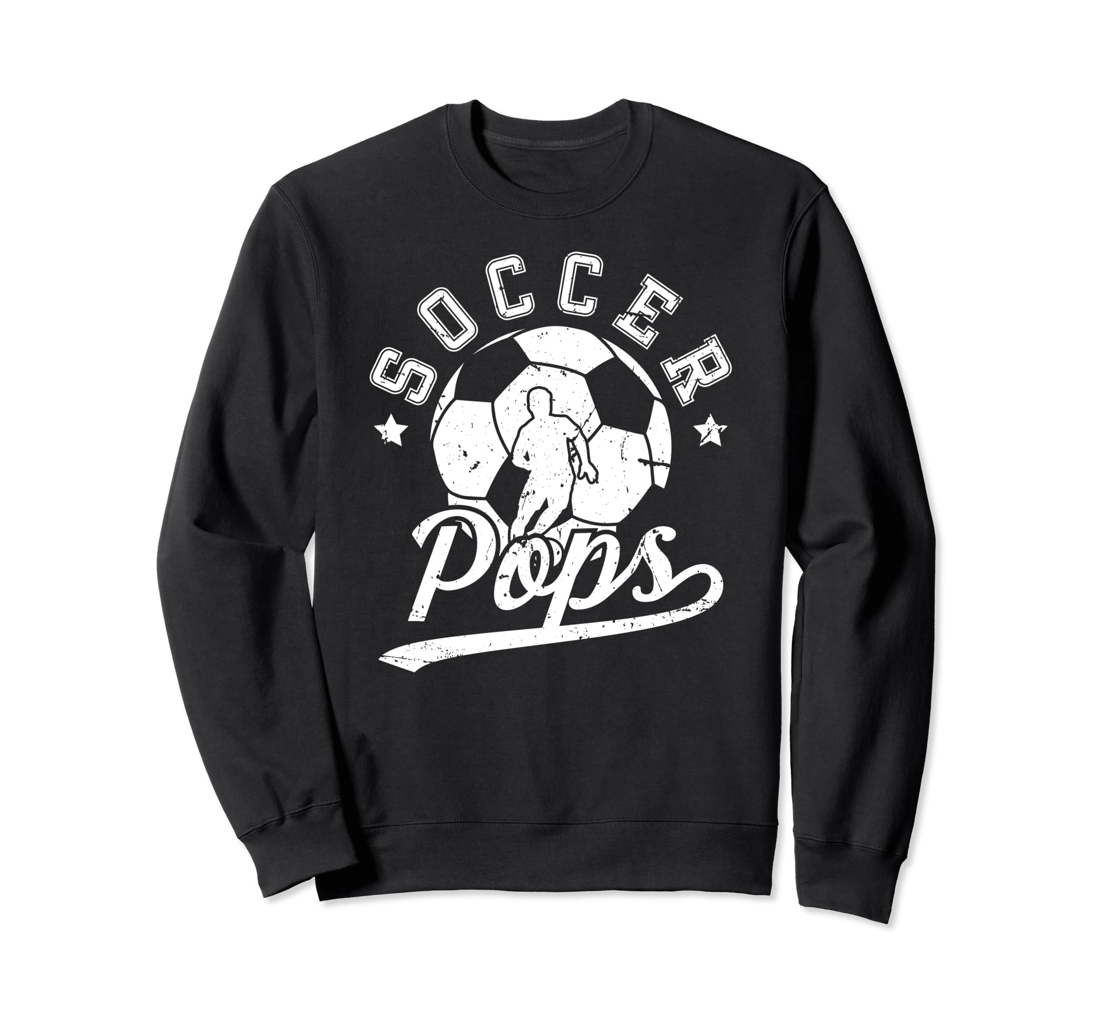 Soccer Pops Grandpa Pops Soccer Player Sweatshirt - Trendy Graphic Unisex - T-Shirt, Sweatshirt, Hoodie