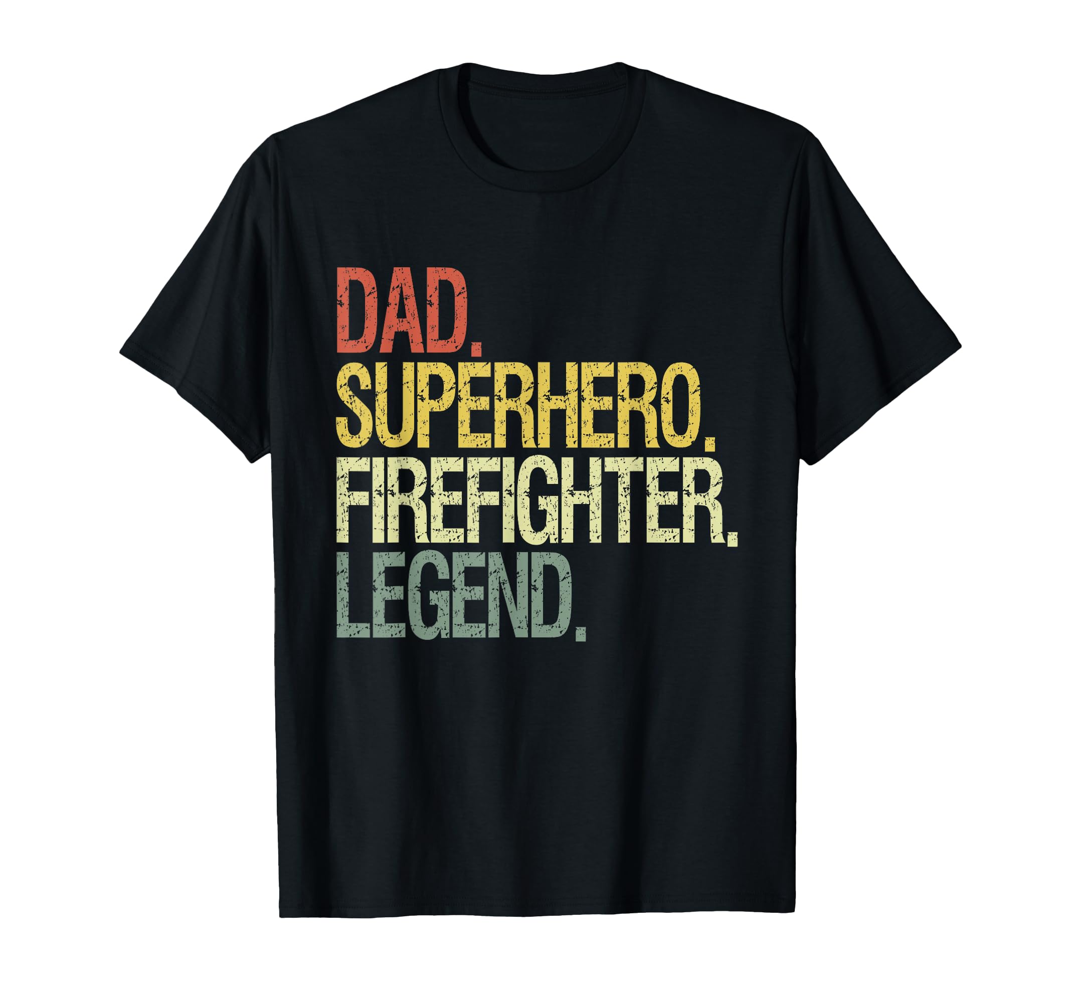 Dad Superhero Firefighter Legend Hoodie - Fun Novelty Design for Adults - T-Shirt, Sweatshirt, Hoodie