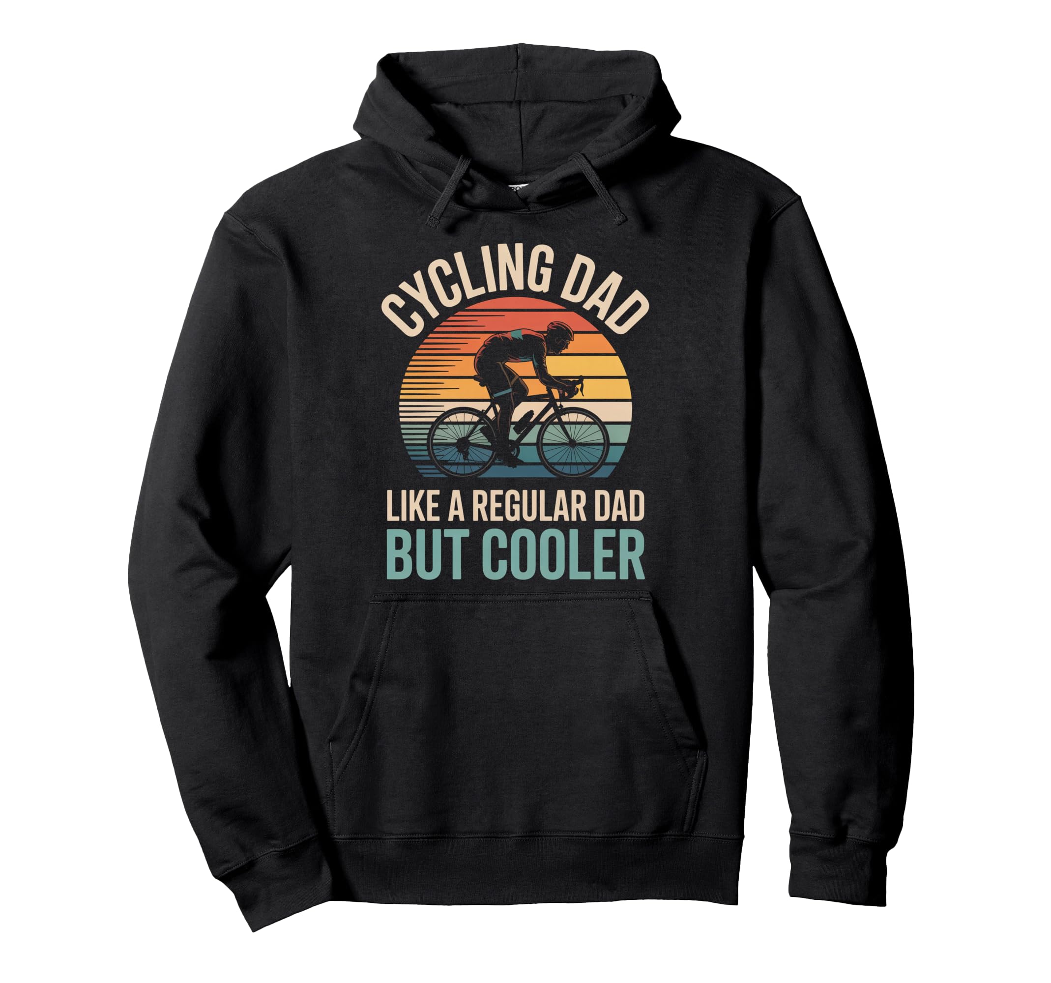 Cycling Dad Like Regular Dad But Cooler Hoodie - Custom Art Print Unisex - T-Shirt, Sweatshirt, Hoodie