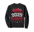 Proud Dad 2025 Graduate Team 25 Senior Sweatshirt - Unique Graphic Unisex - T-Shirt, Sweatshirt, Hoodie