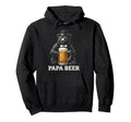 Papa Beer Funny Dad Bear Drinking Hoodie - Streetwear Style Men Women - T-Shirt, Sweatshirt, Hoodie