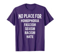 No Place Sexism Racism Hate Equality T-Shirt - Aesthetic Graphic for Adults - T-Shirt, Sweatshirt, Hoodie