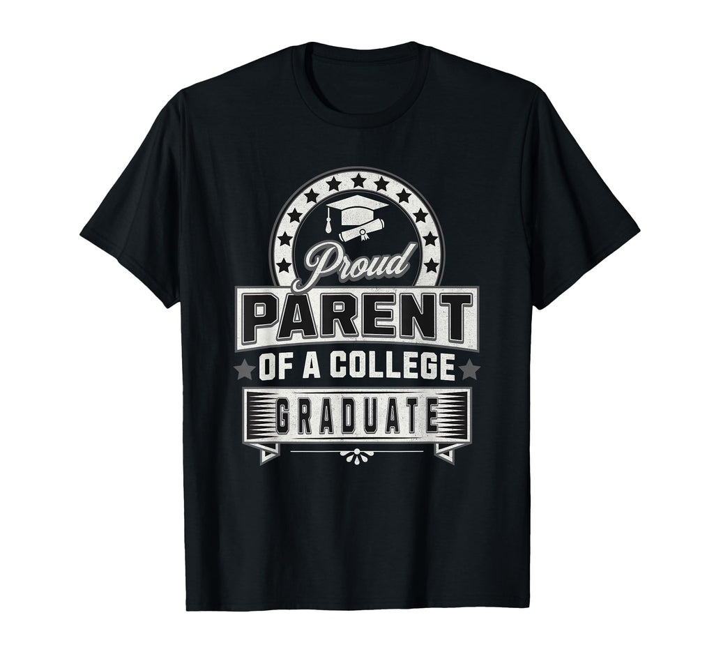 Proud Parent College Graduate Mom T-Shirt - Aesthetic Graphic for Adults - T-Shirt, Sweatshirt, Hoodie