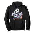 Soccer Aunt Proud Auntie Soccer Hoodie - Aesthetic Graphic for Adults - T-Shirt, Sweatshirt, Hoodie
