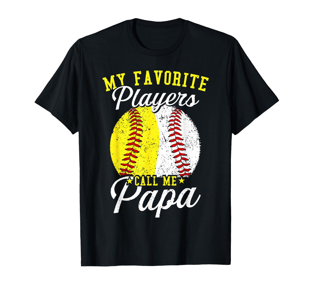 Funny My Favorite Baseball Softball T-Shirt - Minimalist Print Men Women - T-Shirt, Sweatshirt, Hoodie