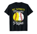 Funny My Favorite Baseball Softball T-Shirt - Minimalist Print Men Women - T-Shirt, Sweatshirt, Hoodie