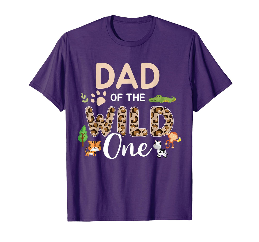 Dad Wild One Birthday Matching Family Party T-Shirt - Unique Graphic Unisex - T-Shirt, Sweatshirt, Hoodie