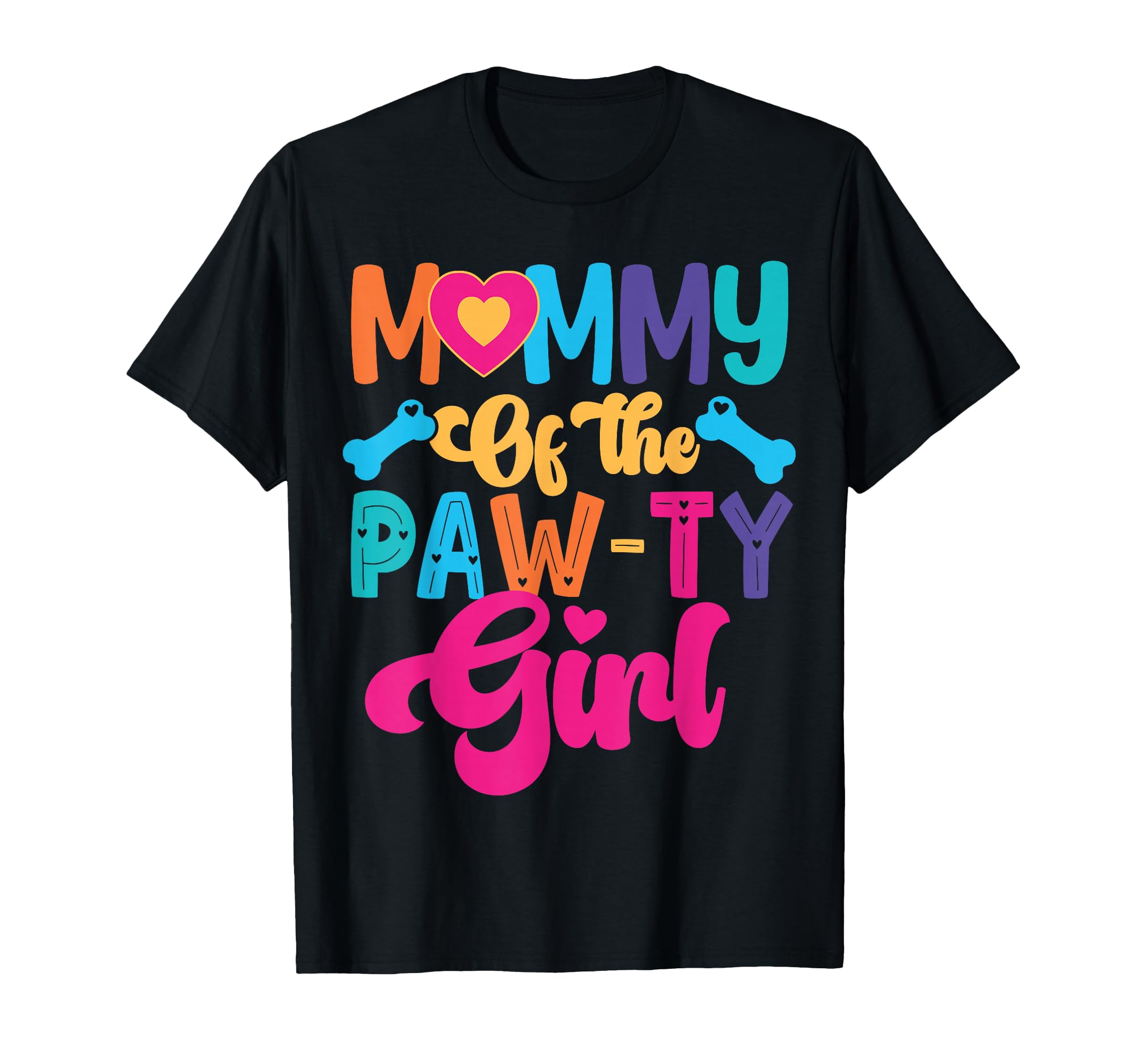 Mommy Paw Ty Dog Family Matching Party T-Shirt - Novelty Apparel Unisex - T-Shirt, Sweatshirt, Hoodie