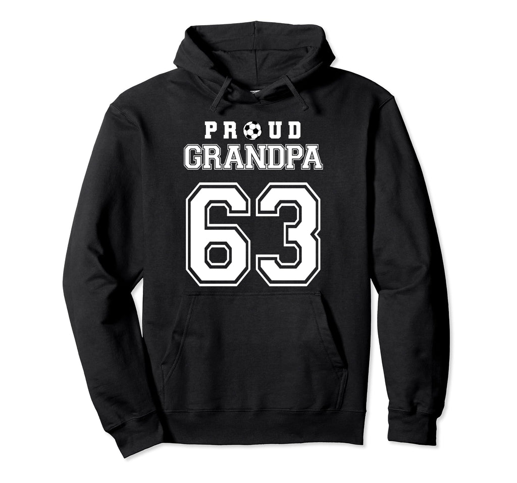 Number 63 Custom Proud Soccer Futbol Hoodie - Minimalist Print Unisex - T-Shirt, Sweatshirt, Hoodie