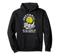 Softball Dad Like Baseball Dad Bigger Hoodie - Minimalist Print Men Women - T-Shirt, Sweatshirt, Hoodie