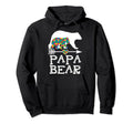Papa Bear Autism Shirts Father Daddy Hoodie - Novelty Apparel for Adults - T-Shirt, Sweatshirt, Hoodie