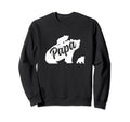 Papa Bear Twin Fathers Day Dad Sweatshirt - Fun Novelty Design for Adults - T-Shirt, Sweatshirt, Hoodie