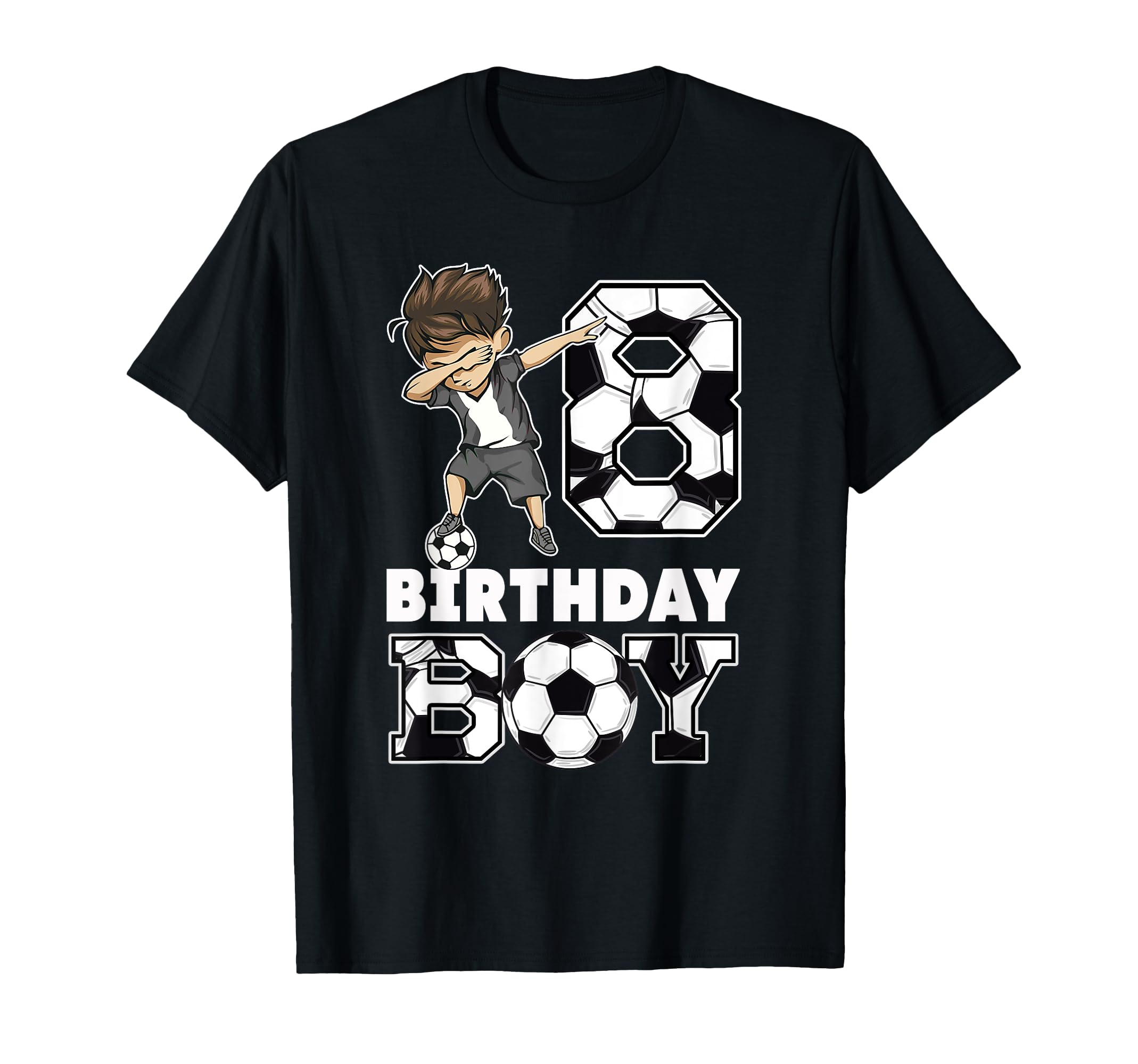 8Th Birthday Gift Soccer T-Shirt - Casual Everyday Wear for Adults - T-Shirt, Sweatshirt, Hoodie
