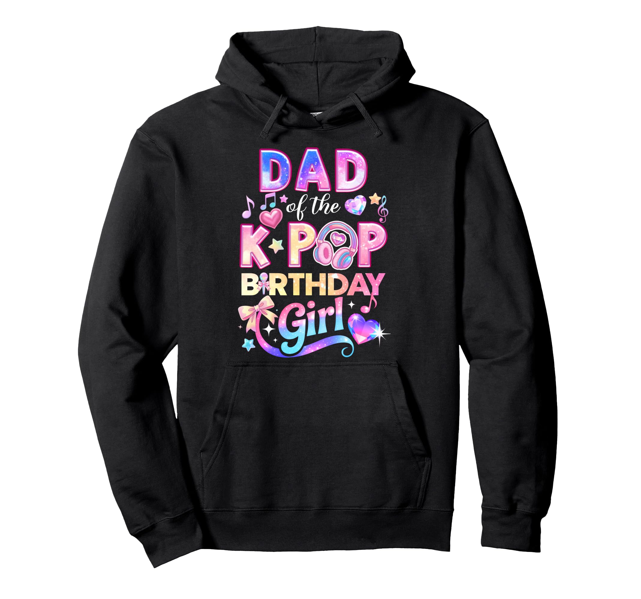 Dad K Pop Birthday Korean Music Lovers Hoodie - Aesthetic Graphic Men Women - T-Shirt, Sweatshirt, Hoodie
