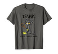 Tennis Because Murder Is Wrong Funny T-Shirt - Custom Art Print Men Women - T-Shirt, Sweatshirt, Hoodie