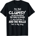 I'm Not Clumsy Funny Quote Sarcastic Men Women Boys - Adult & Kids T-Shirts, Sweatshirts & Hoodies apparel design preview 1