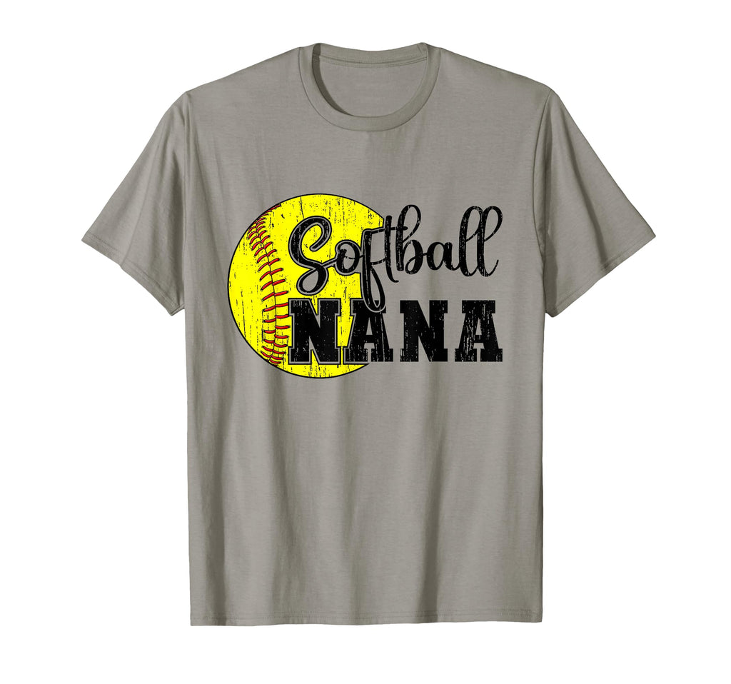 Softball Nana Grandma Nana Softball T-Shirt - Unique Graphic for Adults - T-Shirt, Sweatshirt, Hoodie