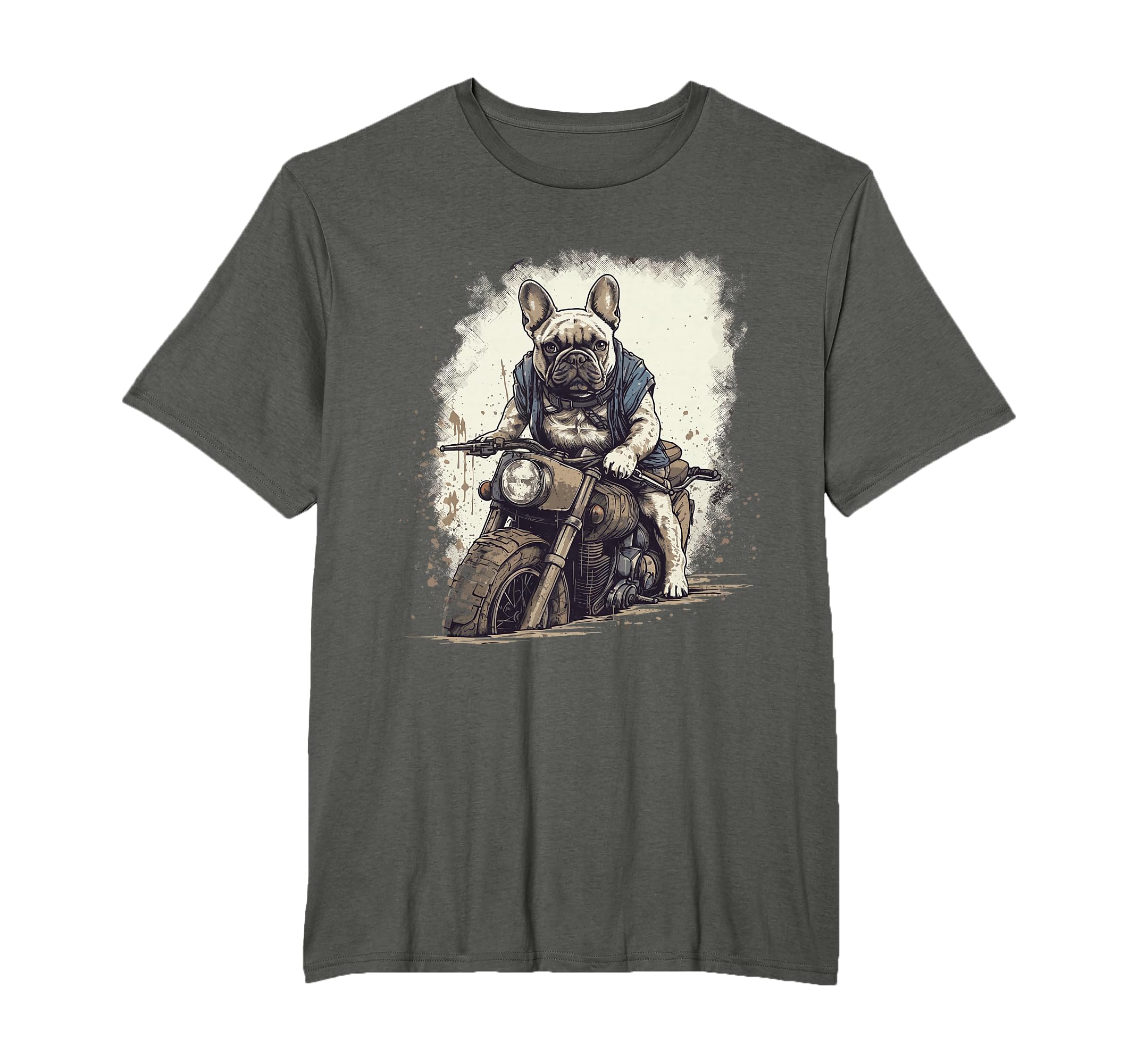 Funny French Bulldog Biker French T-Shirt - Streetwear Style Men Women - T-Shirt, Sweatshirt, Hoodie