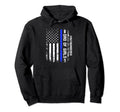 Funny Dad Police Officer Usa Flag Hoodie - Aesthetic Graphic Men Women - T-Shirt, Sweatshirt, Hoodie