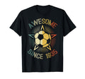 Awesome Since 1935 Soccer Birthday Team T-Shirt - Unique Graphic Unisex - T-Shirt, Sweatshirt, Hoodie