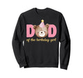 Dad Teddy Bear 1St Birthday Party Sweatshirt - Streetwear Style Unisex - T-Shirt, Sweatshirt, Hoodie