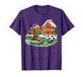 Soccer Gingerbread House Funny T-Shirt - Fun Novelty Design Men Women - T-Shirt, Sweatshirt, Hoodie