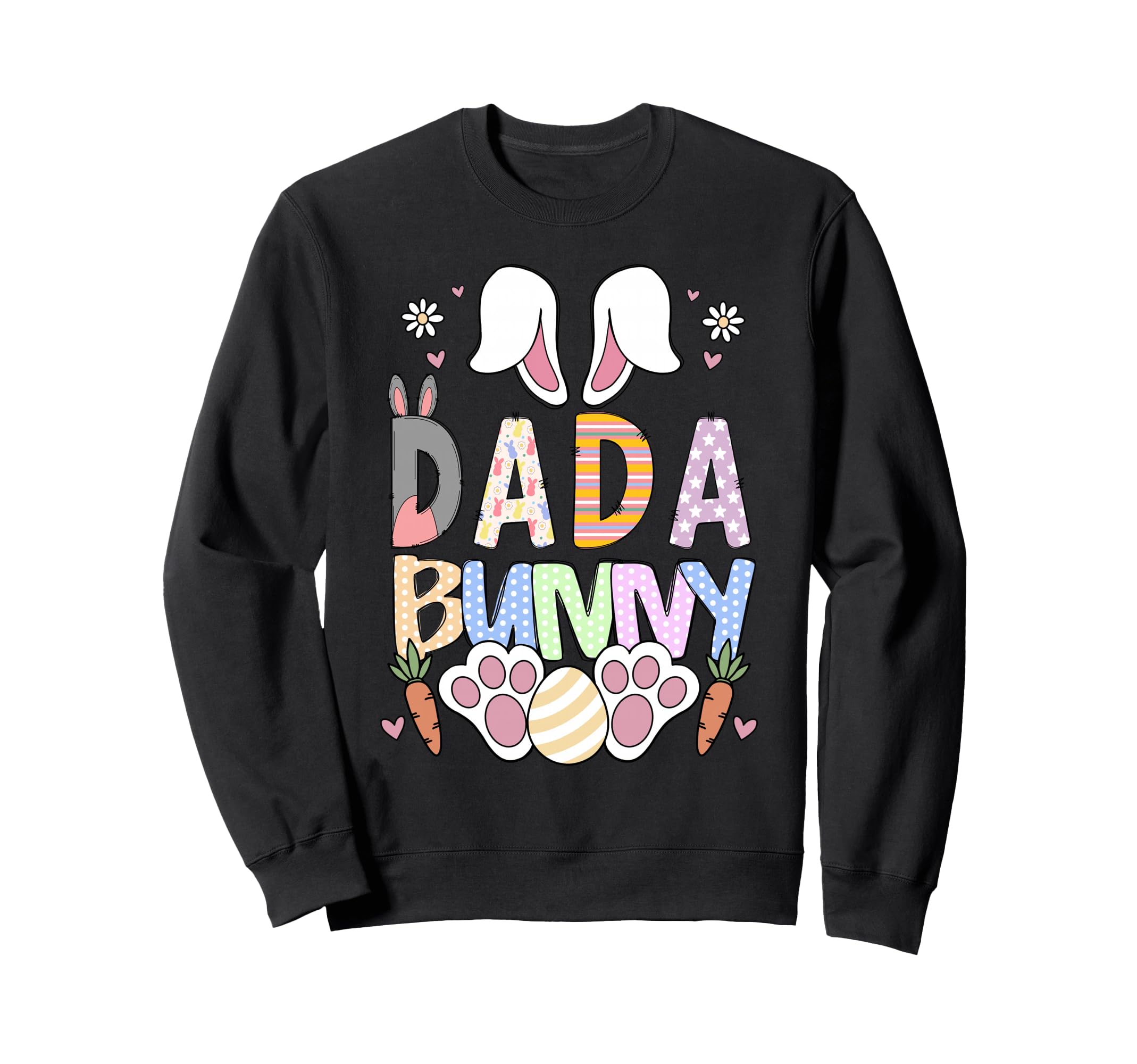 Dada Bunny Ears Easter Family Sweatshirt - Unique Graphic for Adults - T-Shirt, Sweatshirt, Hoodie