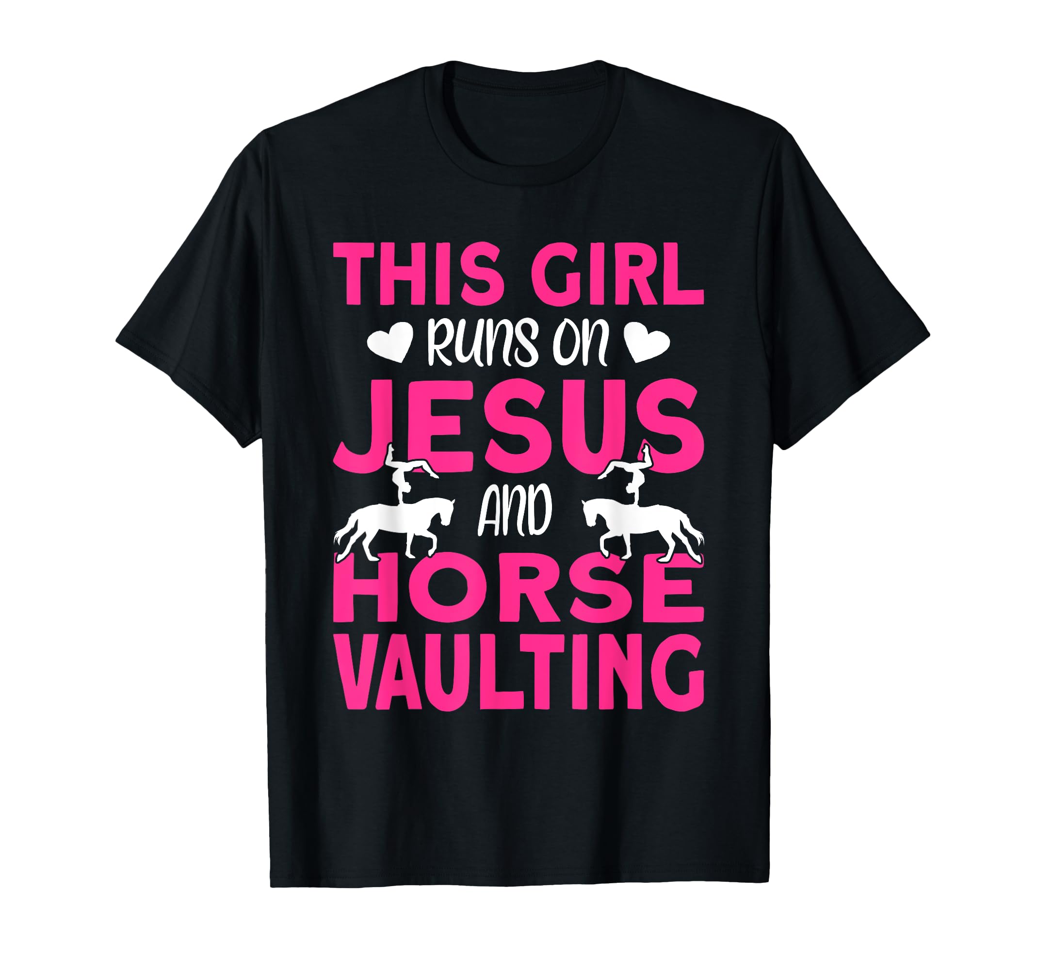 Horse Vaulter This Runs Jesus And T-Shirt - Novelty Apparel Unisex - T-Shirt, Sweatshirt, Hoodie
