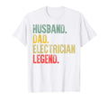 Mens Funny Husband Dad Electrician T-Shirt - Aesthetic Graphic Men Women - T-Shirt, Sweatshirt, Hoodie
