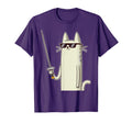 Fencing Sword Cat Fencer Funny Cats T-Shirt - Novelty Apparel for Adults - T-Shirt, Sweatshirt, Hoodie