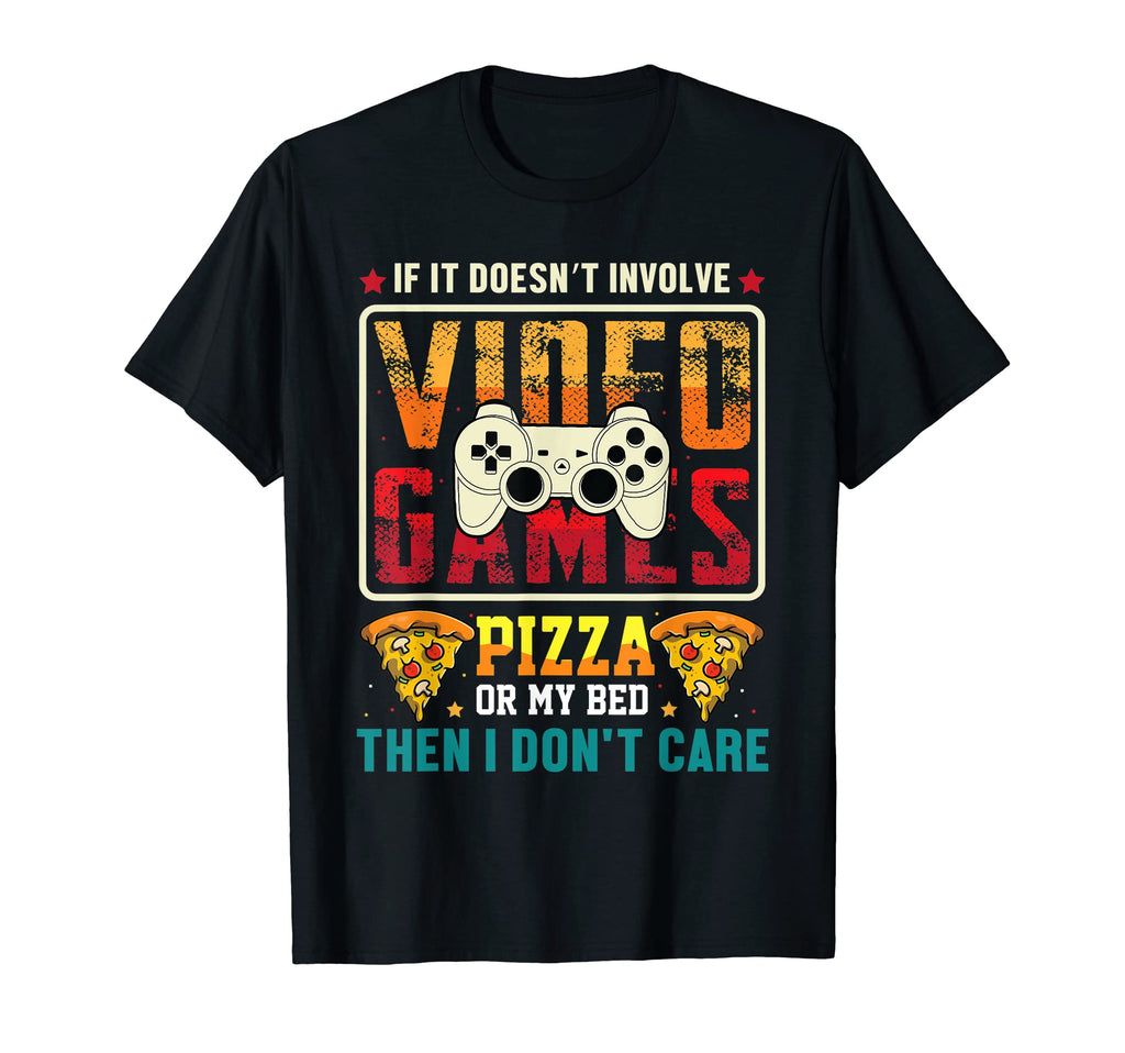 Pizza Gaming Lover Funny Gamer T-Shirt - Casual Everyday Wear for Adults - T-Shirt, Sweatshirt, Hoodie