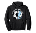 Papa Ballers Funny Soccer Volleyball Hoodie - Novelty Apparel for Adults - T-Shirt, Sweatshirt, Hoodie