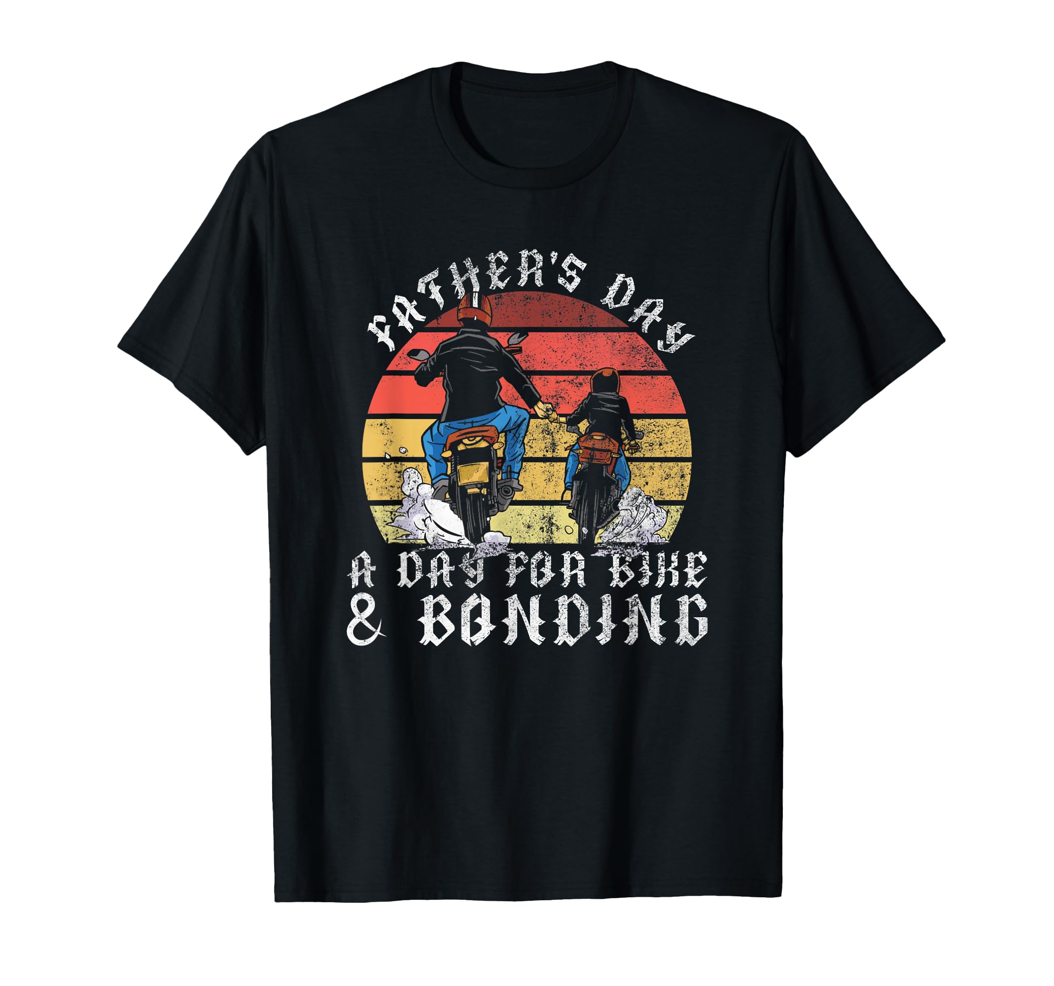 Fathers Day Day Bike Bonding Motorcycle T-Shirt - Custom Art Print Unisex - T-Shirt, Sweatshirt, Hoodie