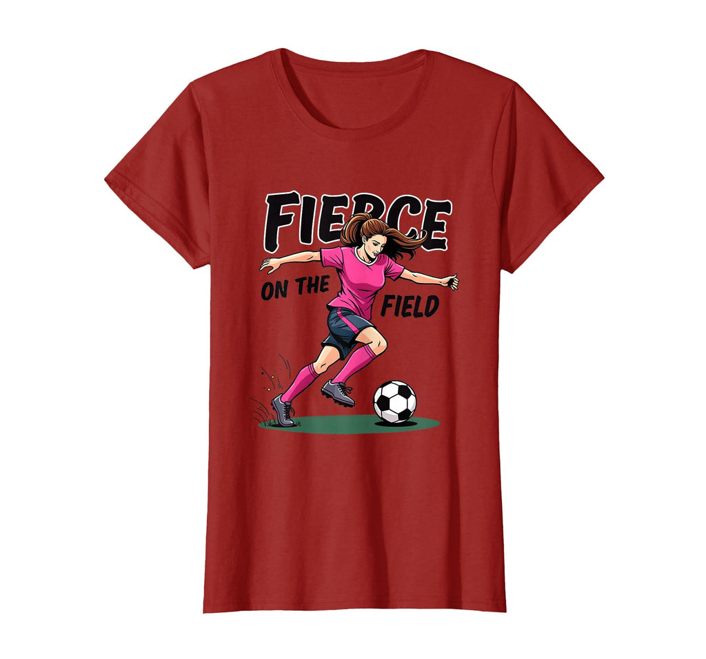 Fierce Field Soccer T-Shirt - Novelty Apparel Men Women - T-Shirt, Sweatshirt, Hoodie