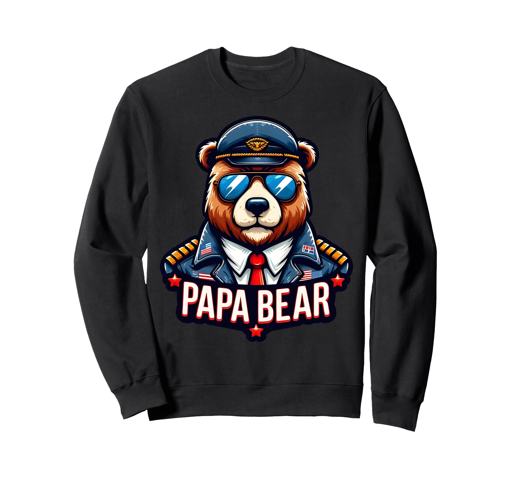 Papa Bear Gifts Funny Birthday Fun Sweatshirt - Novelty Apparel Unisex - T-Shirt, Sweatshirt, Hoodie