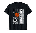 Aunt Ballers Funny Usa Flag Soccer T-Shirt - Minimalist Print Men Women - T-Shirt, Sweatshirt, Hoodie